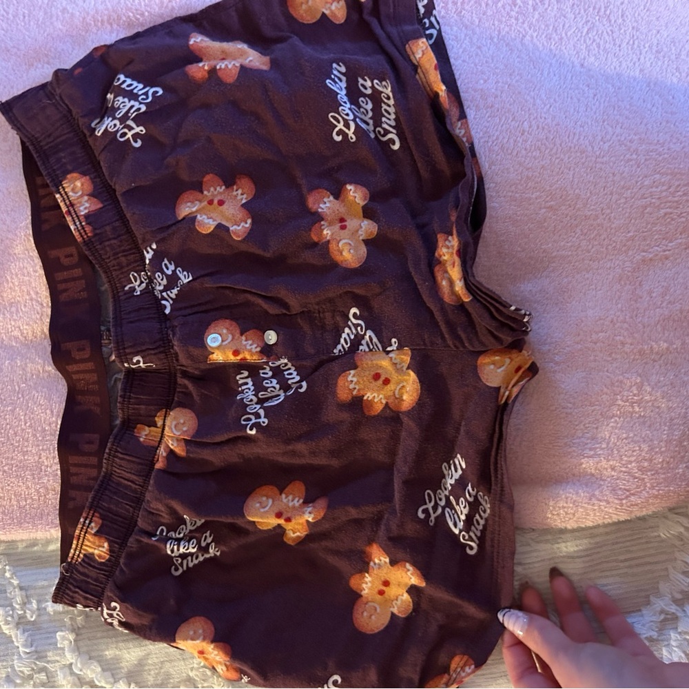 PINK Victoria's Secret Purple Pajama Shorts Intimates Sleepwear